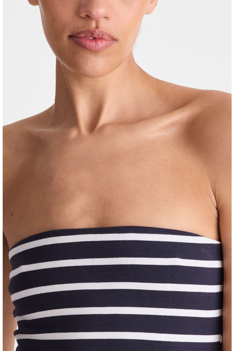 Knit Tube Top, Alternate, color, NAVY
