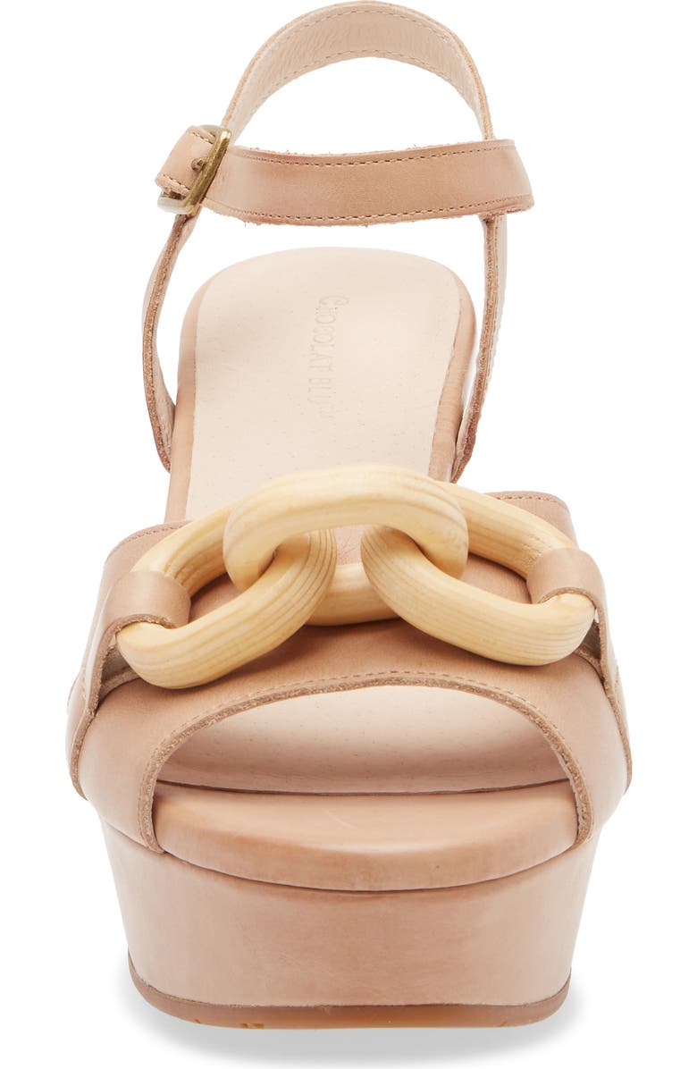 Chocolat Blu Chain Ankle Strap Wedge Sandal, Alternate, color,