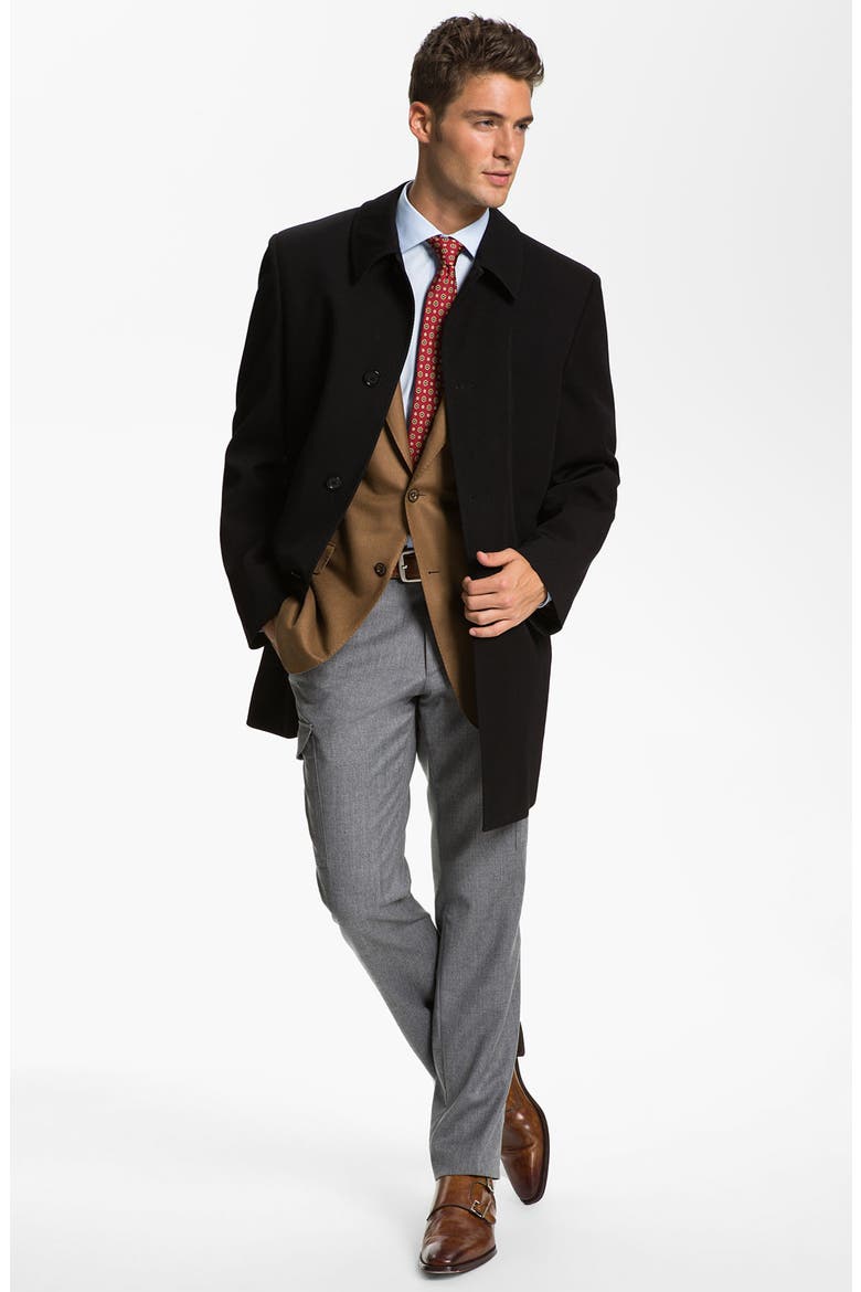 Storm System Overcoat, Alternate, color, BLACK