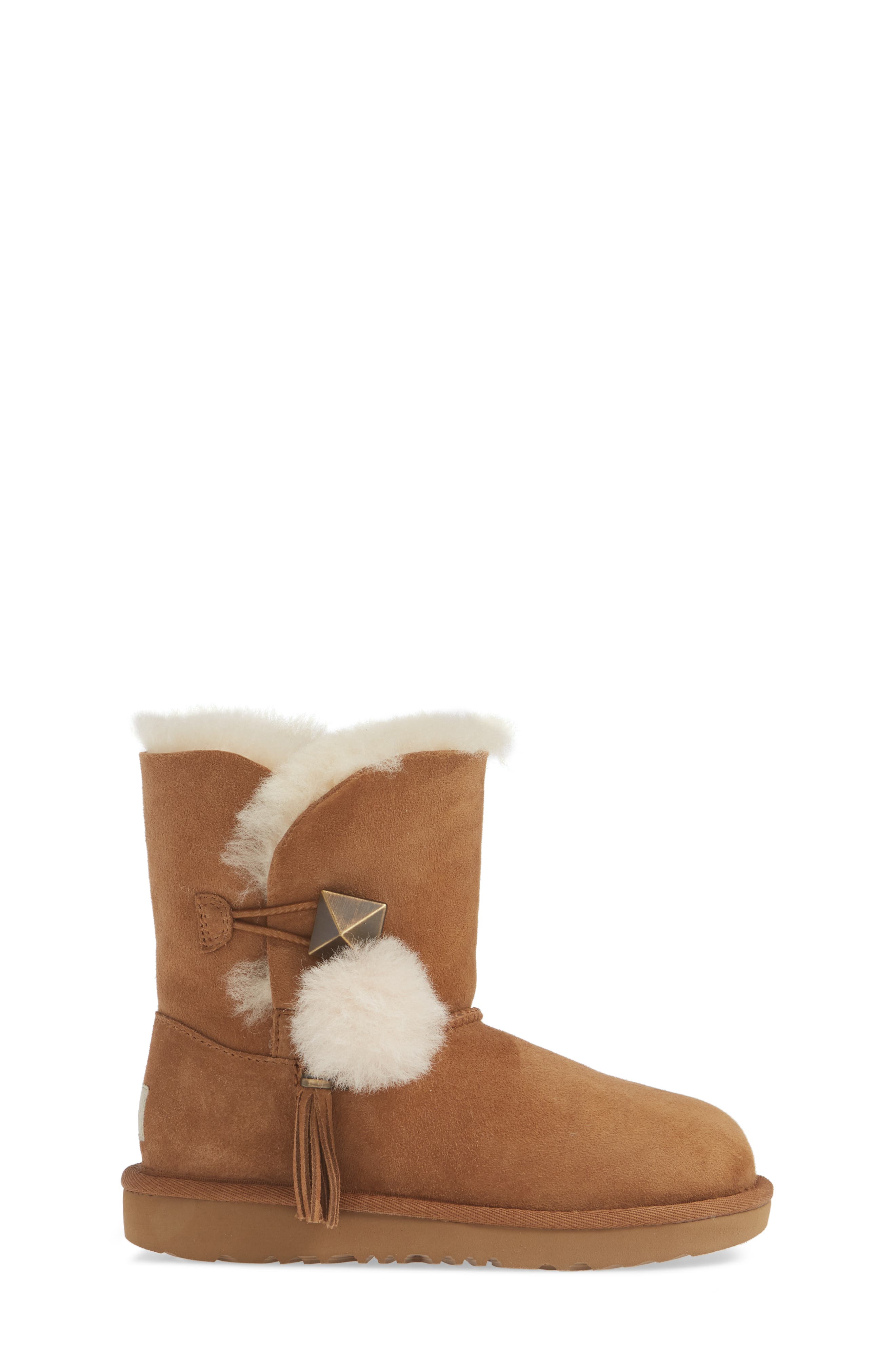 UGG<sup>®</sup> Lillian II Pom Pom Genuine Shearling Boot, Alternate, color, 