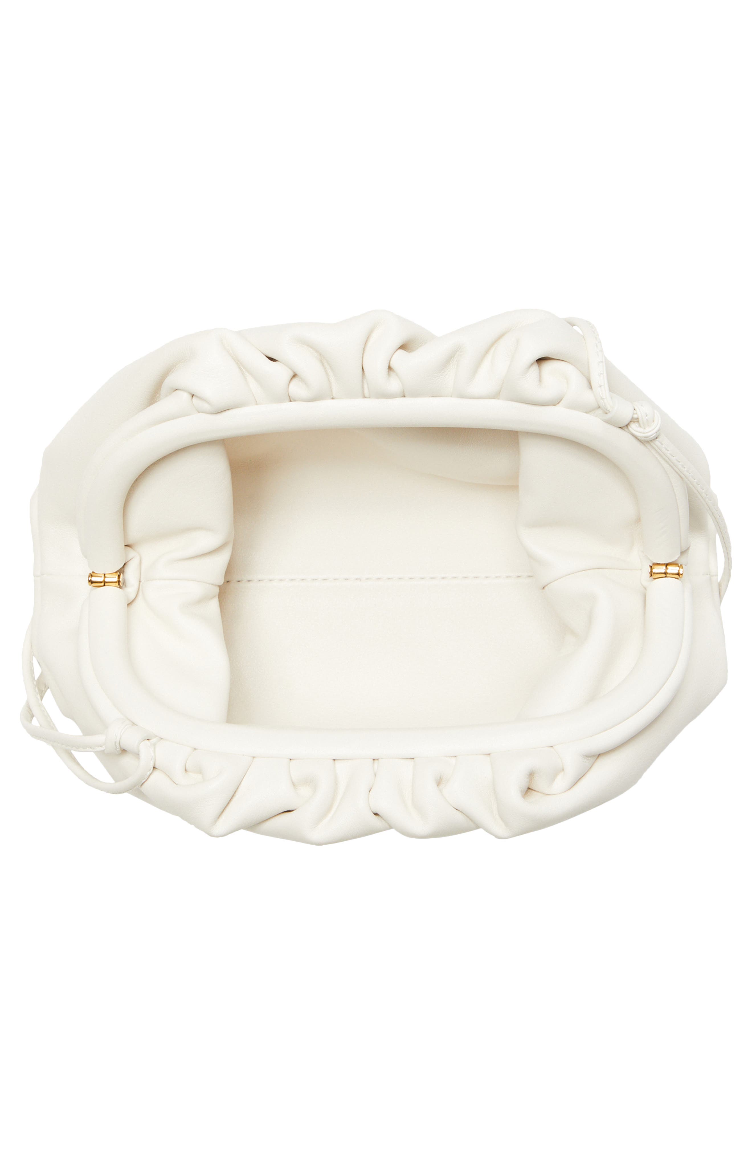 The Mini Pouch Calfskin Leather Crossbody Bag, Alternate, color, WHITE GOLD
