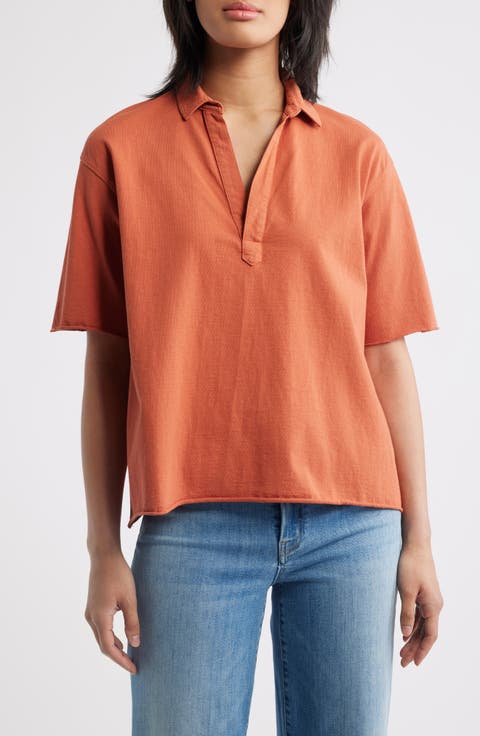 Patty Popover Henley Top