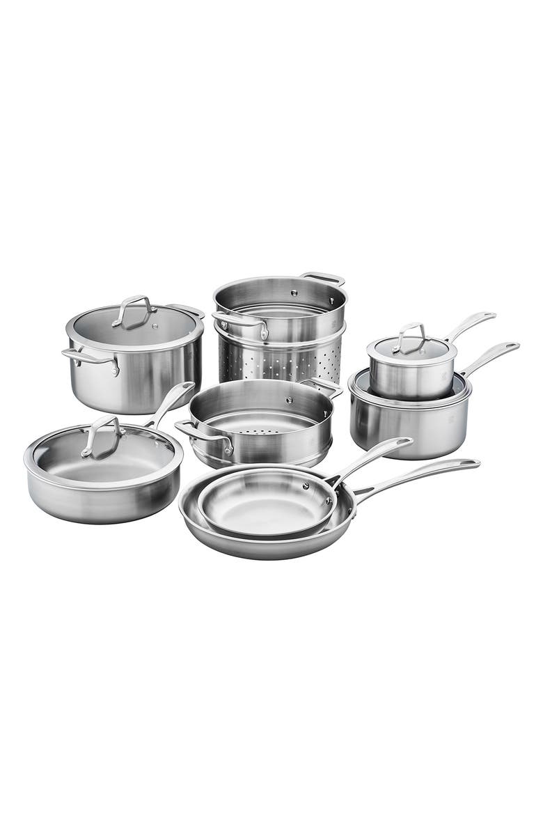 ZWILLING Spirit 12-Piece Cookware Set, Main, color, Stainless Steel