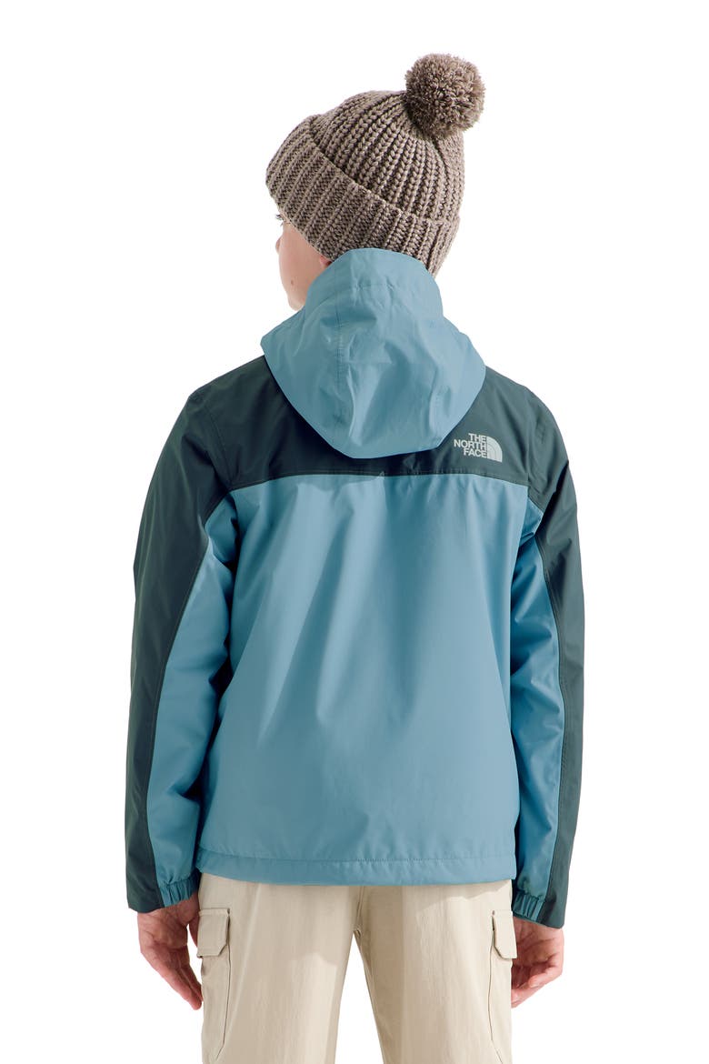 Kids' Antora Triclimate® Jacket, Alternate, color, PALE TEAL/ GRANITE GREY