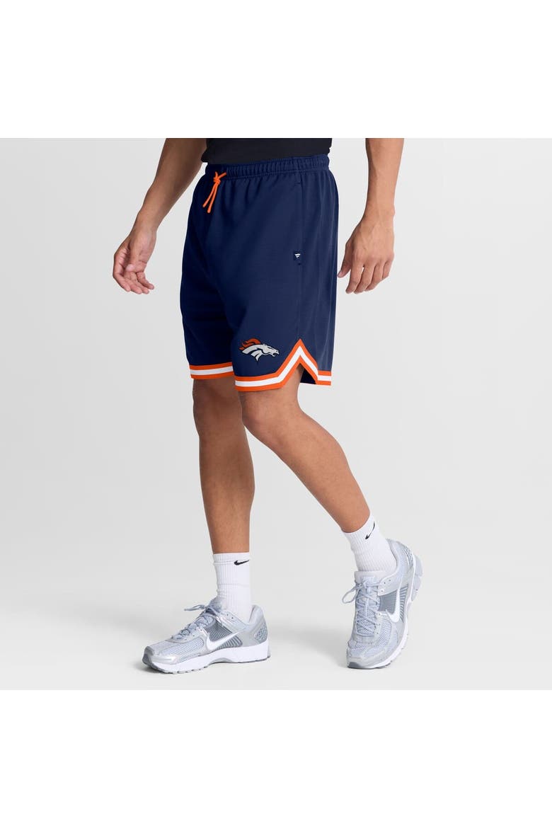 Men's Fanatics Navy Denver Broncos Fearless Drive Shorts, Alternate, color, Navy