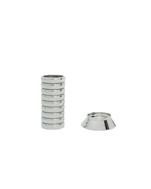 Fry Powers Gio Lighter Holder In Silver