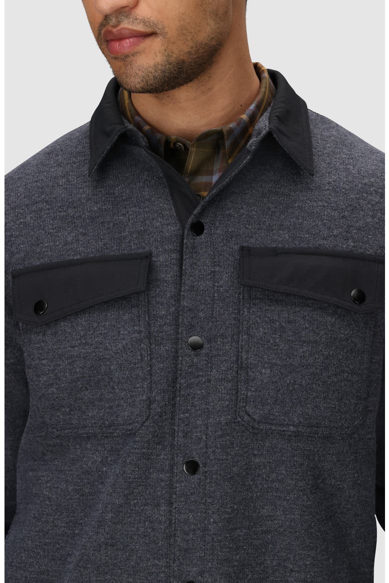 Ranger Shirt Jacket, Alternate, color, ATLANTIC HEATHER