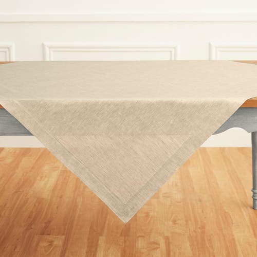 Solino Home Linen Table Throw In Brown