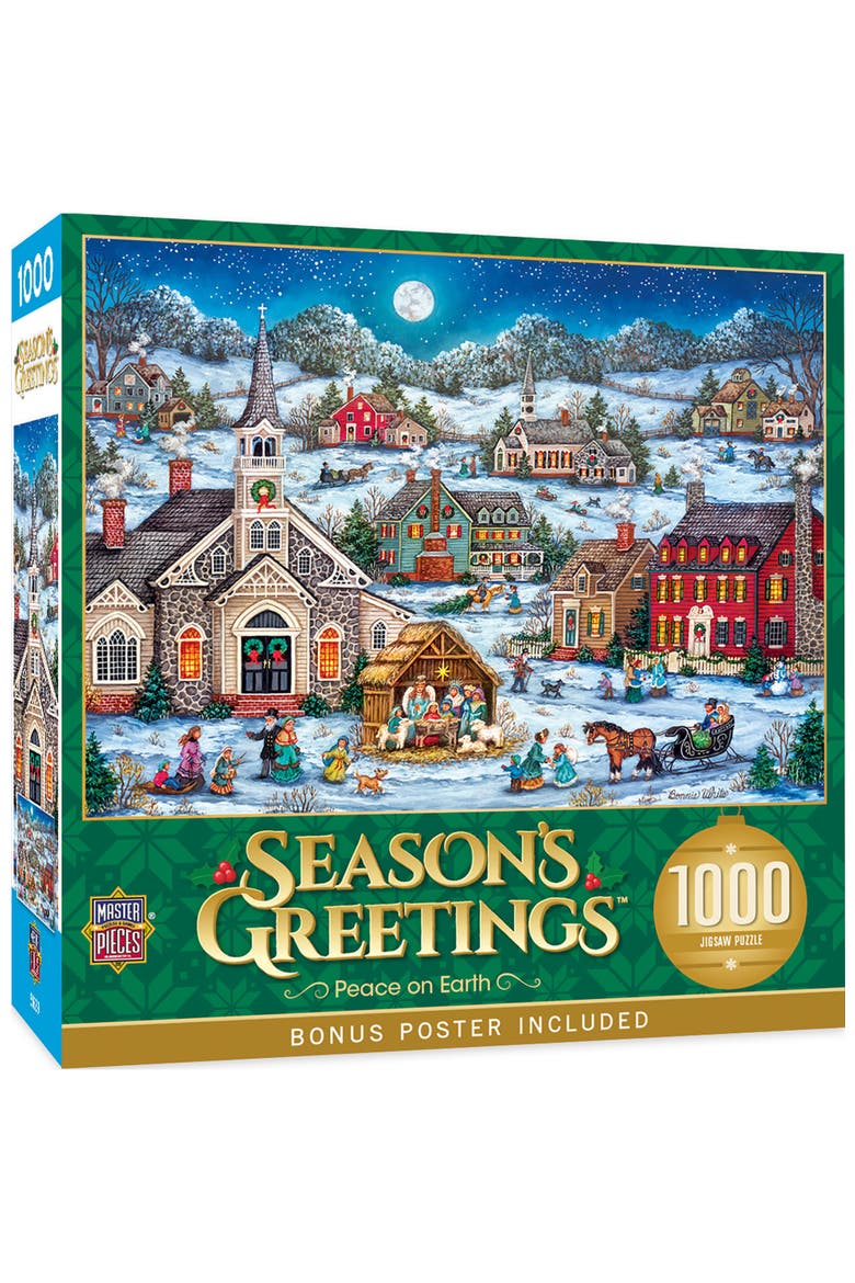 Peace on Earth 1000 Piece Jigsaw Puzzle, Main, color, Multicolor