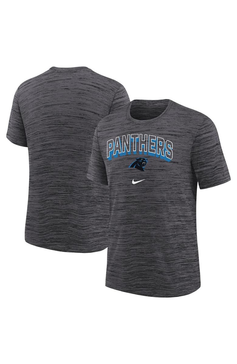 Nike Youth Nike  Black Carolina Panthers Sideline Velocity Performance T-Shirt, Main, color, 