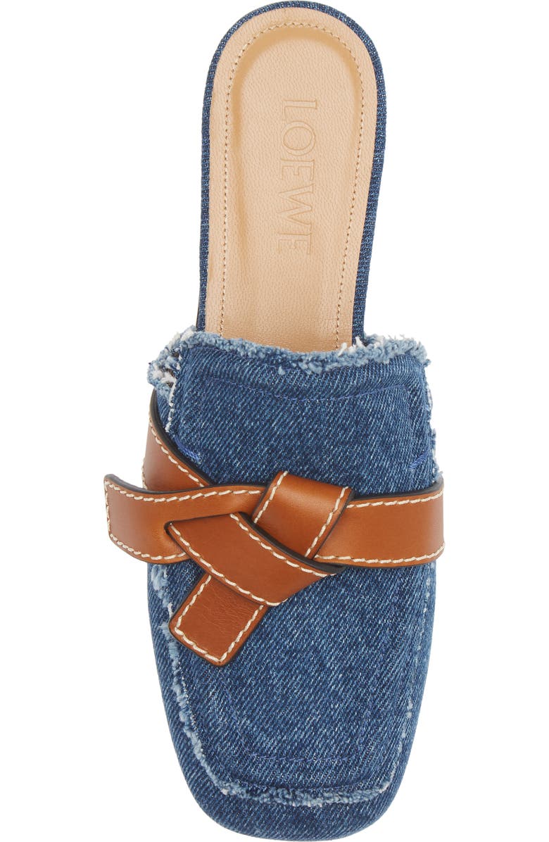 Loewe Gate Belted Denim Mule, Alternate, color,