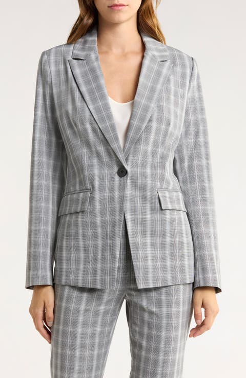 Taylor Plaid Blazer