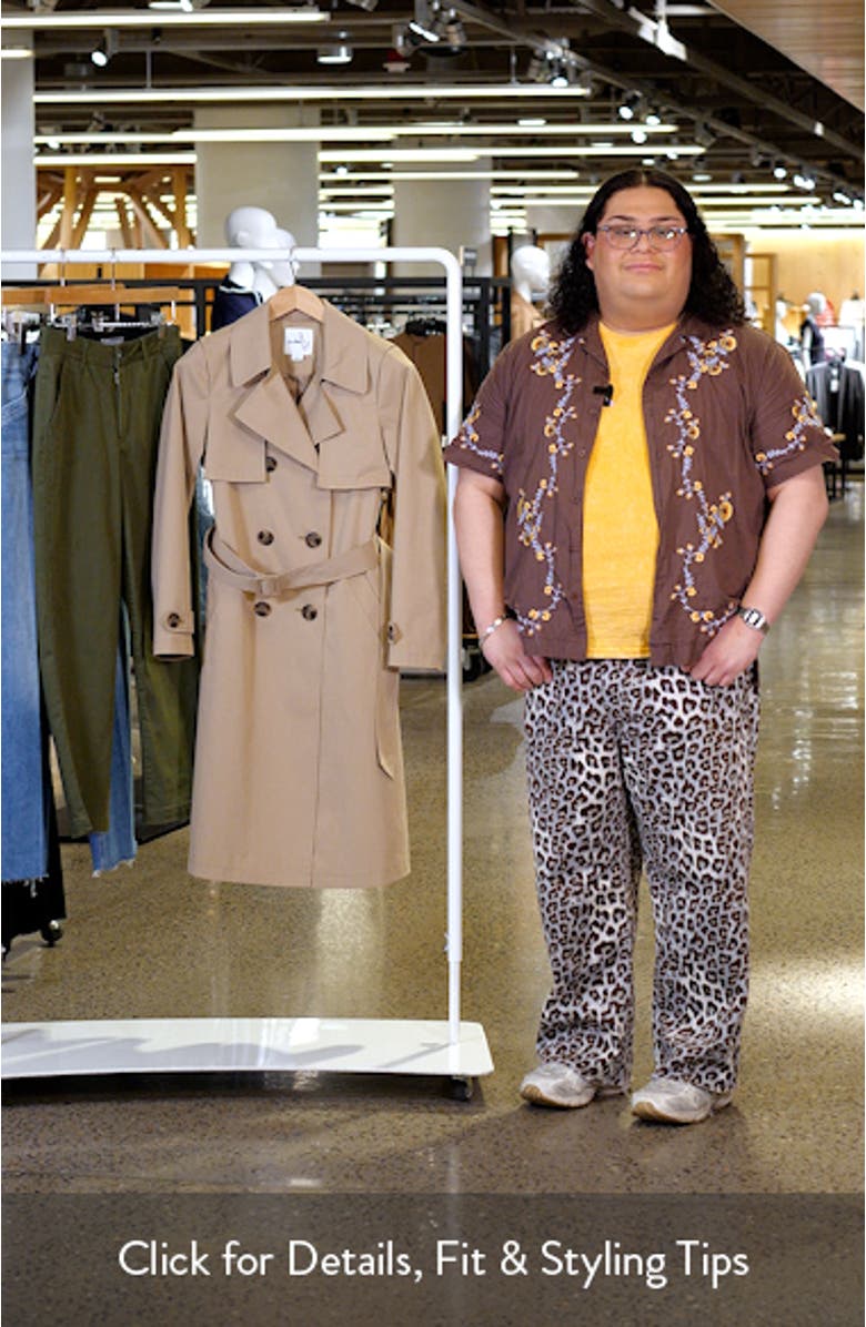 Double Breasted Trench Coat, sales video thumbnail