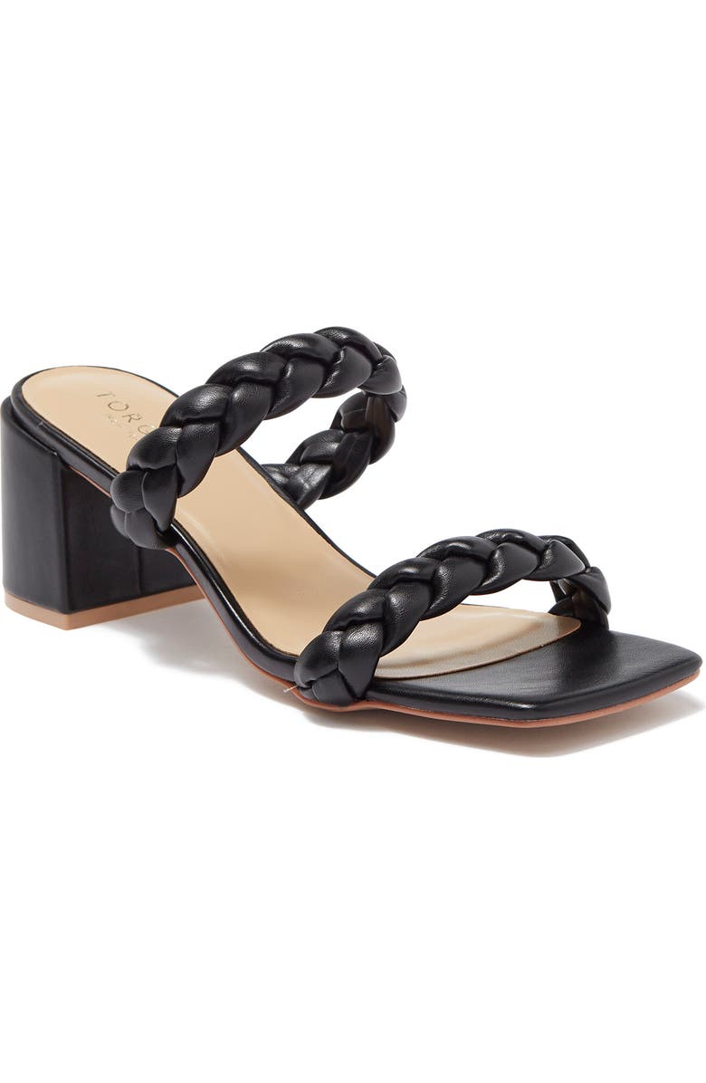 TORGEIS Plumeria Braided Strappy Sandal, Main, color,