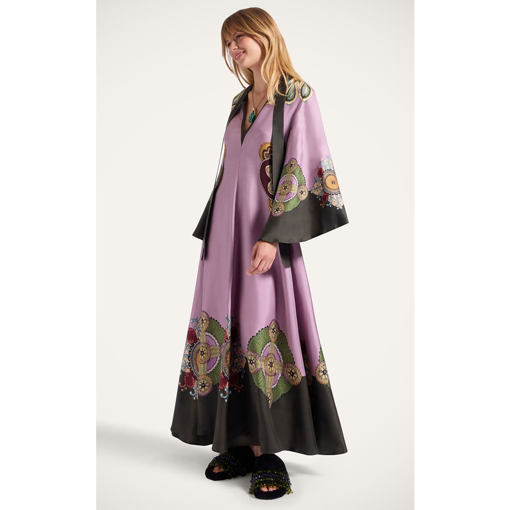 La Doublej Magnifico Dress Nucleus Placee Dusty Pink In Purple