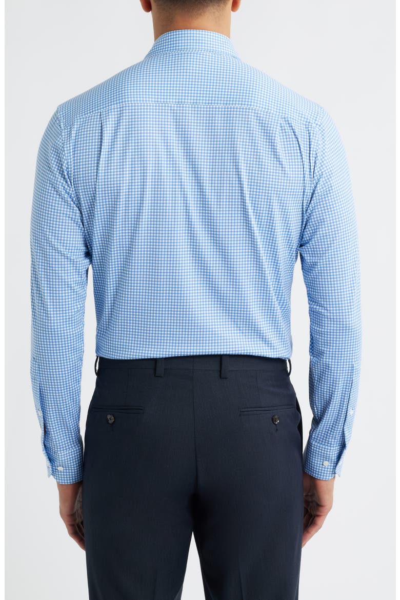 Crown Crafted Excursionist Flex Gingham Button-Up Shirt, Alternate, color, RAIN CLOUD