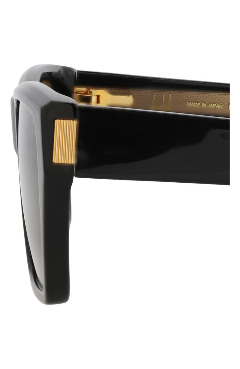 Dunhill 56mm Square Sunglasses, Alternate, color, Black Brown