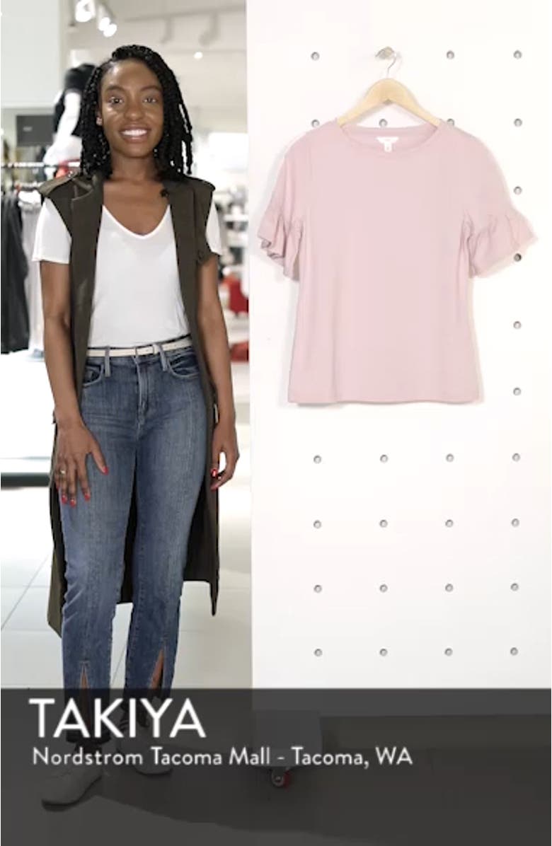 Ruffle Sleeve Top, sales video thumbnail