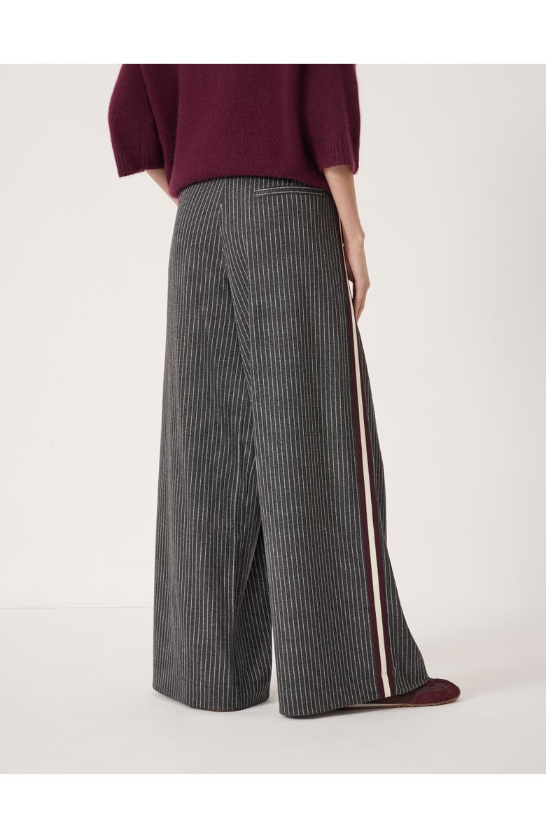Hush Taylor Side Stripe Pants, Alternate, color, Grey Stripe