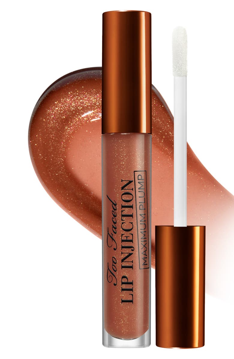 Too Faced Lip Injection Maximum Plump Extra Strength Hydrating Lip Plumper, Alternate, color, Caramel Apple