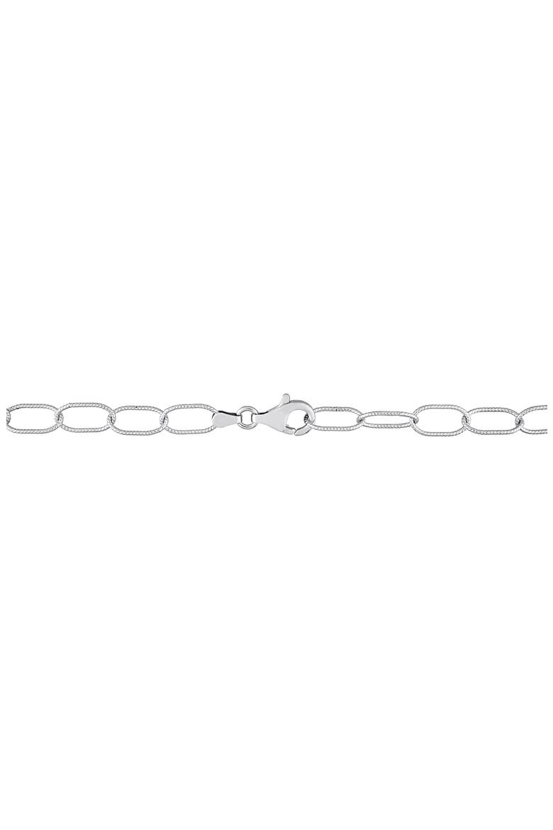 Twisted Rolo Chain Necklace, Alternate, color, SILVER