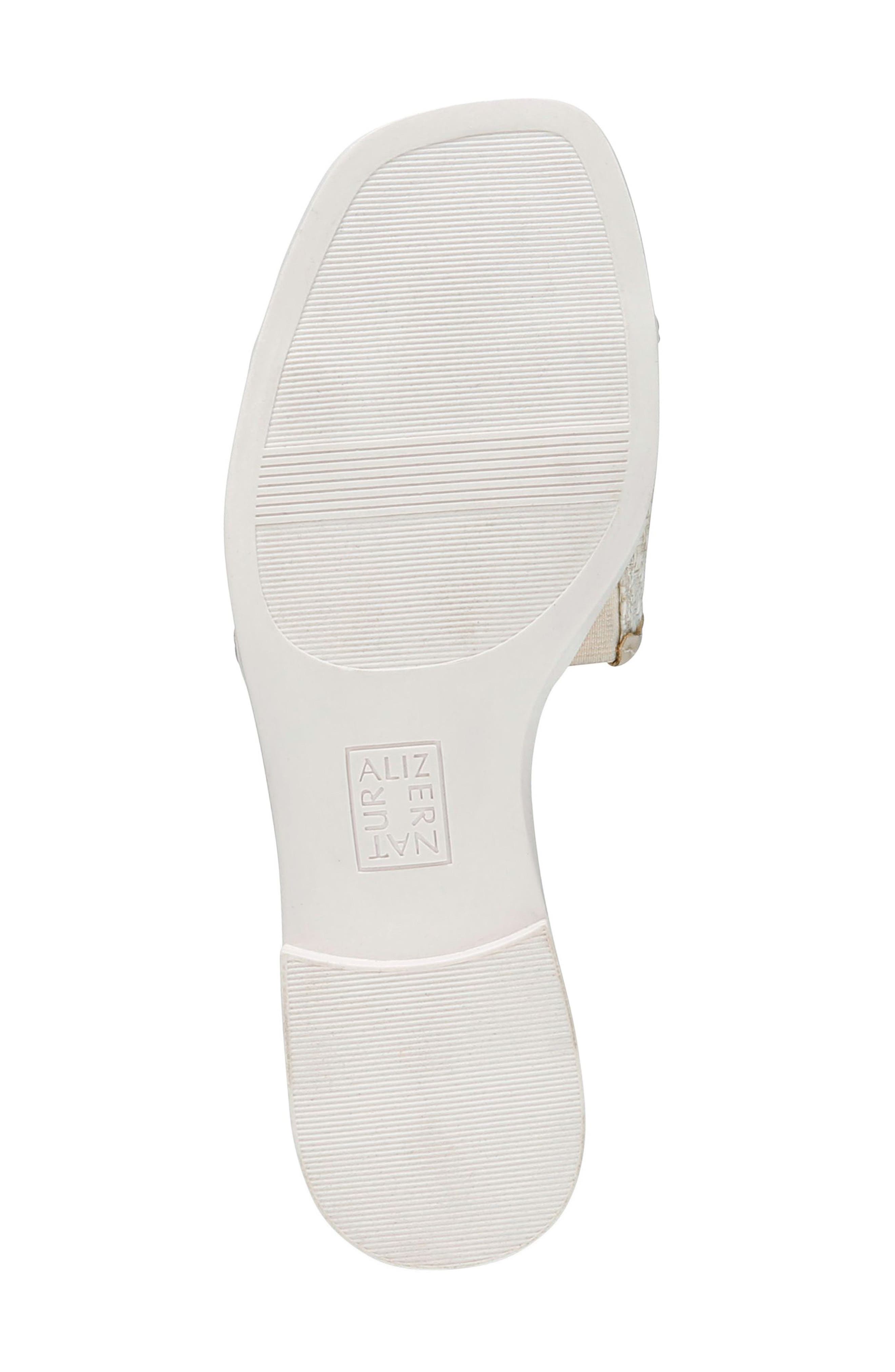 Genevieve Slide Sandal - Wide Width Available, Alternate, color, EGGSHELL/ COASTAL TAN