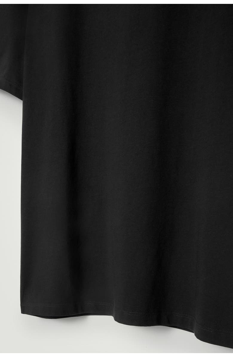 COS 3-Pack Cotton Crew-Neck T-Shirts, Alternate, color, Black