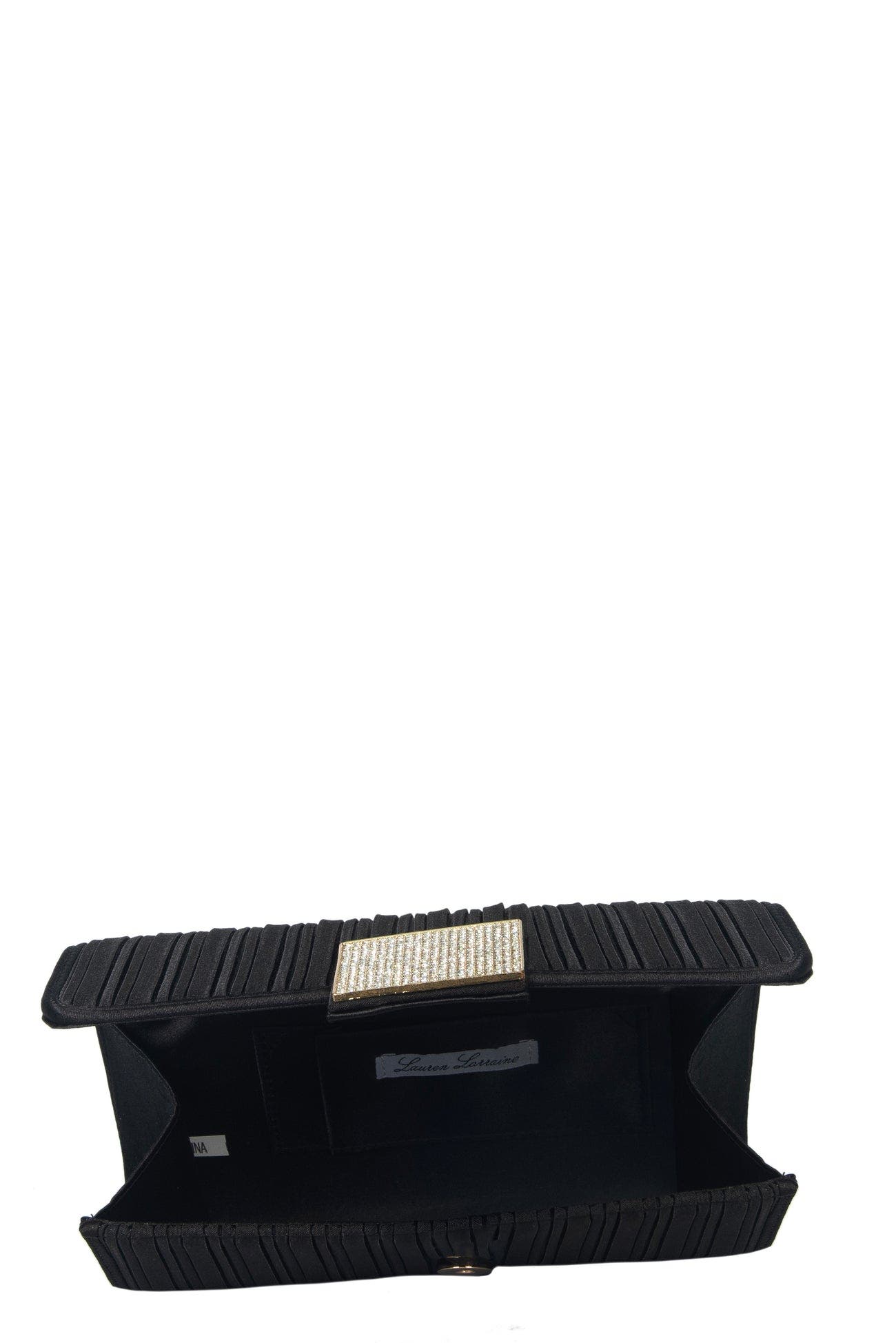 Lauren Lorraine Cece Clutch, Alternate, color, Black