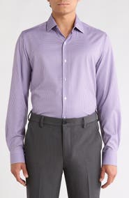 Nautica Slim Fit Gingham Stretch Dress Shirt