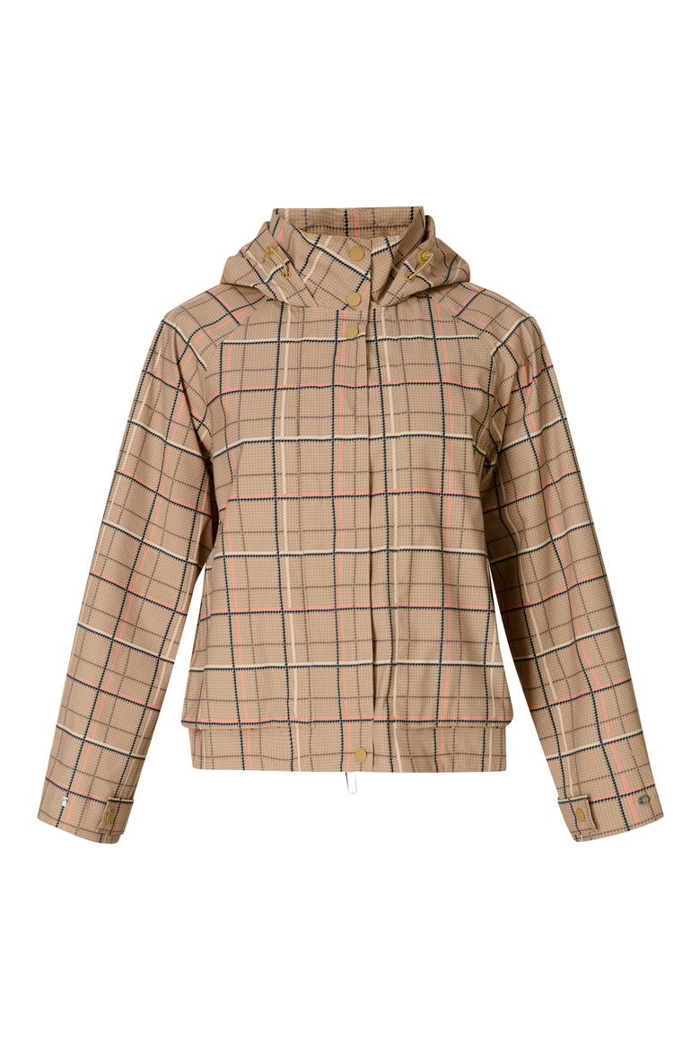 Motion Waterproof Parka, Alternate, color, BEIGE HOUNDS CHECK PRINT