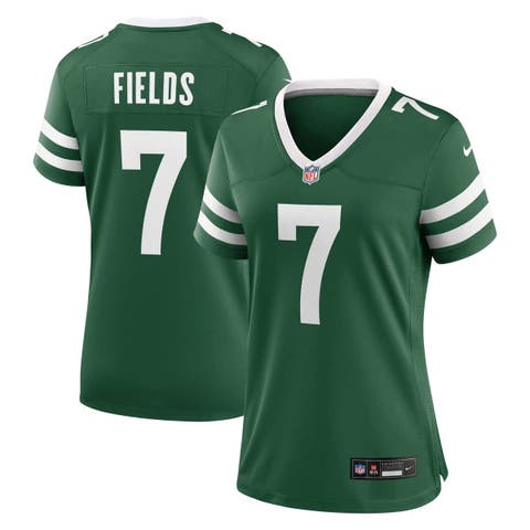 Women's Nike Justin Fields Legacy Green New York Jets Game Jersey