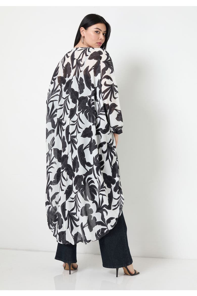 Chiffon Wrap, Alternate, color, STITCHED FLORAL