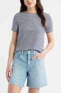 Caslon® Cotton Blend Crewneck T-Shirt