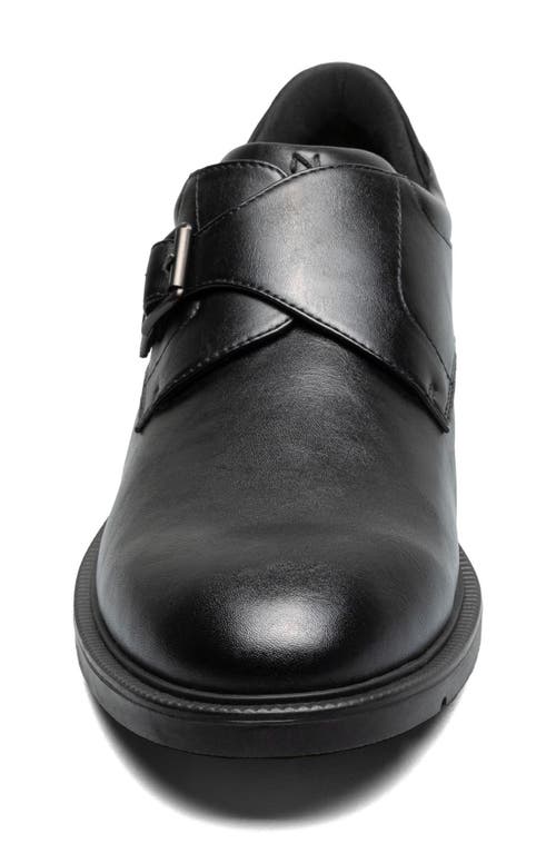 Nunn Bush Hero Plain Toe Monk Shoe In Black