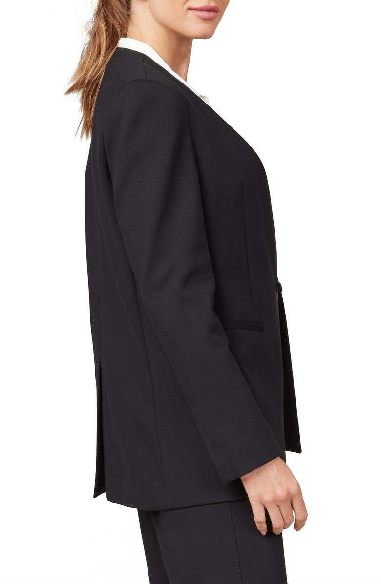 SPANX<sup>®</sup> Collarless Oversize Ponte Knit Blazer, Alternate, color,