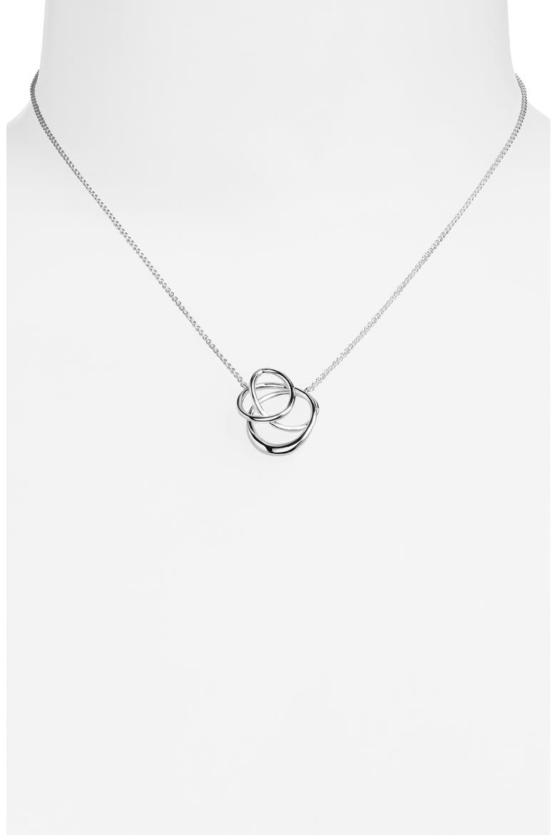 Nura Wrap Pendant Necklace, Alternate, color, STERLING SILVER