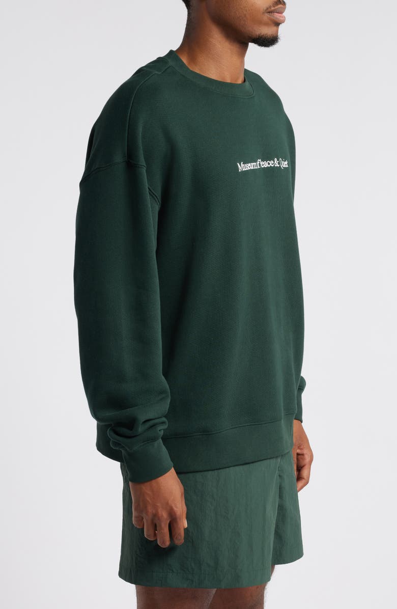 Museum of Peace & Quiet MOPQ Embroidered Crewneck Sweatshirt, Alternate, color, 