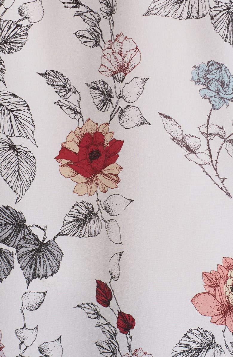 Equipment Adalyn Floral Print Silk Shirt, Alternate, color, 