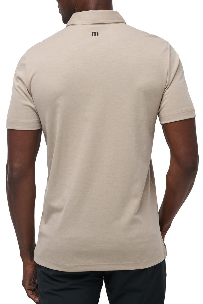 Deserted Cove Floral Stripe Piqué Polo, Alternate, color, OXFORD TAN