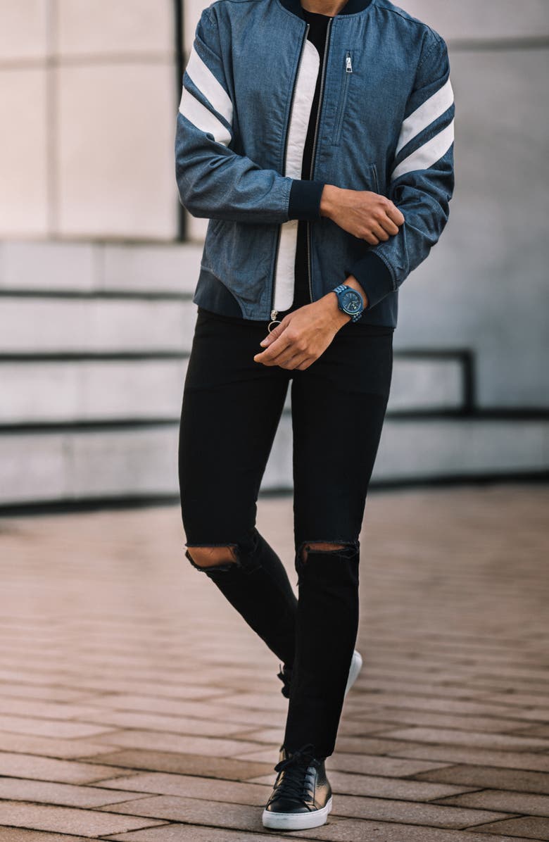 MVMT WATCHES MVMT Ocean Plastic Nylon Strap Watch, 45mm, Alternate, color, 