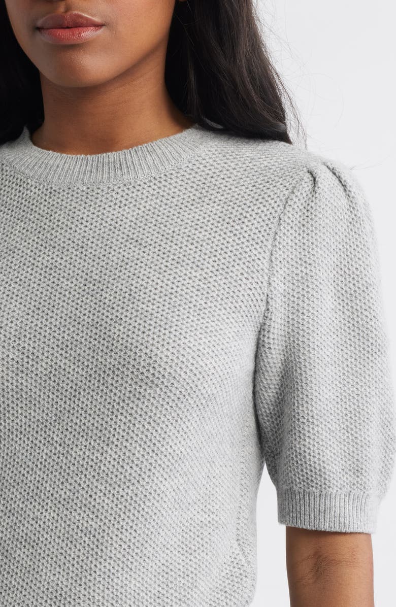 Manta Textured Puff Short Sleeve Sweater