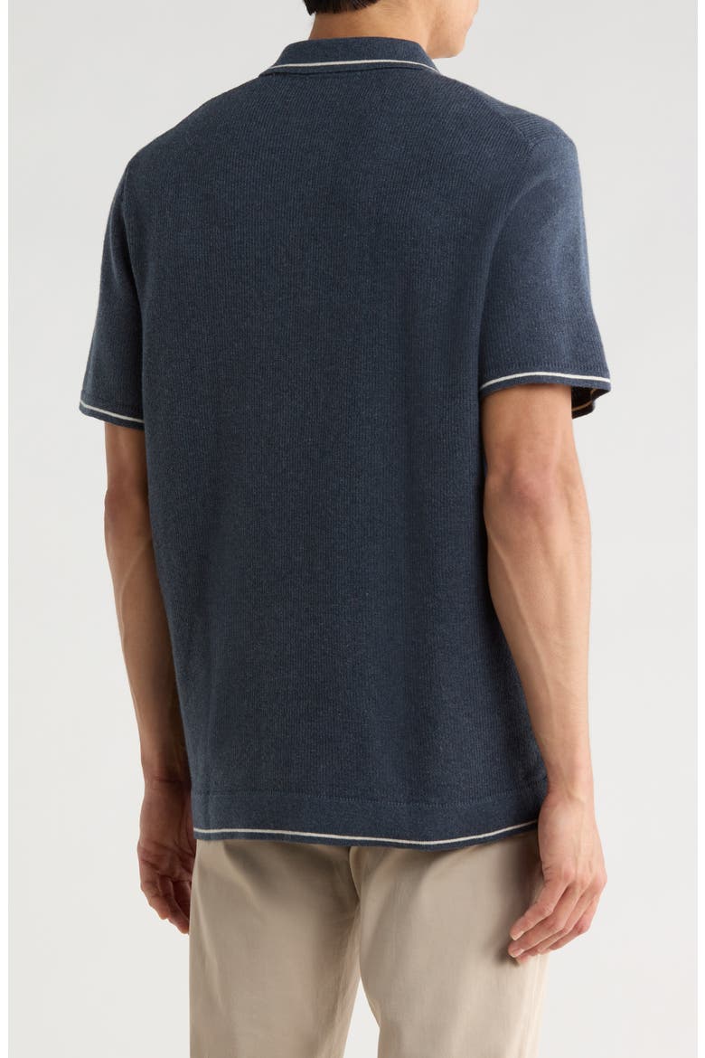 Liam Knit Polo, Alternate, color, DARK INDIGO