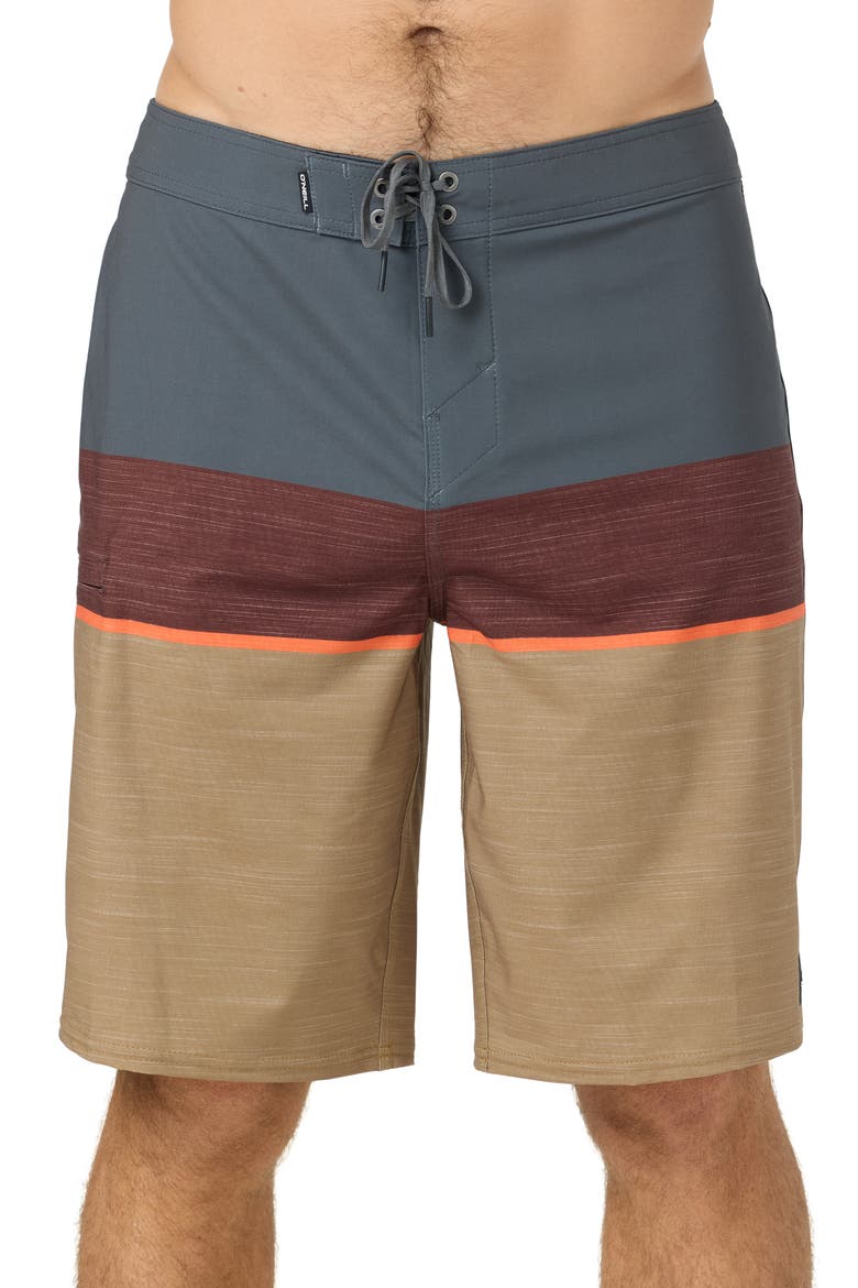 Hyperfreak Heat Block Swim Trunks, Main, color, DARK KHAKI