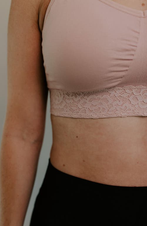 Blush + Bashful Blush Maternity & Nursing Bra In Petal