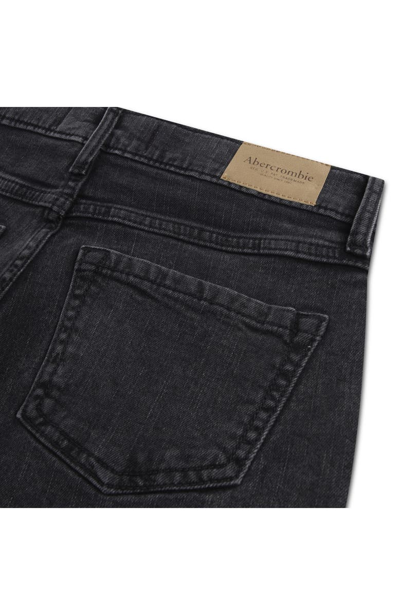 abercrombie kids Kids' High Waist Relaxed Denim Shorts, Alternate, color, Marsh