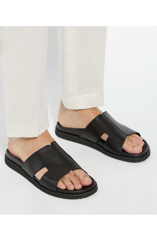 Dune London Insight Slide Sandal In Black