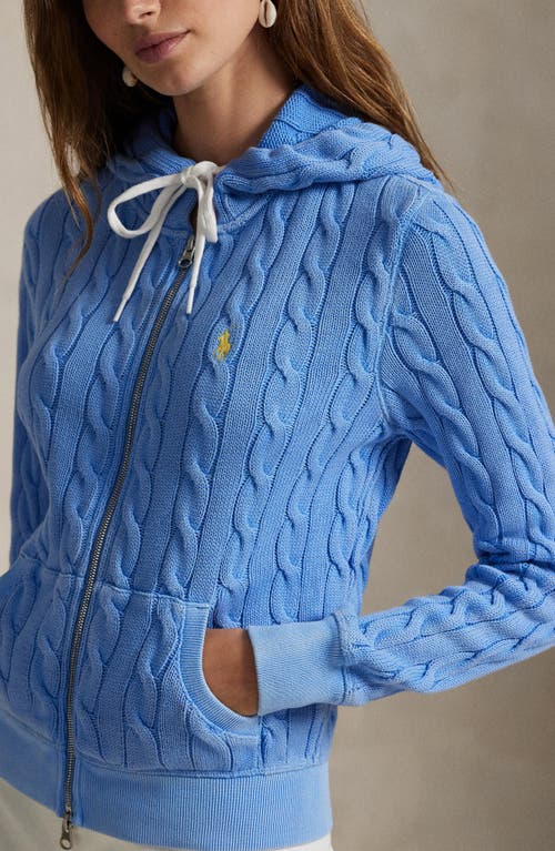 Polo Ralph Lauren Cable Knit Cotton Full Zip Hoodie
