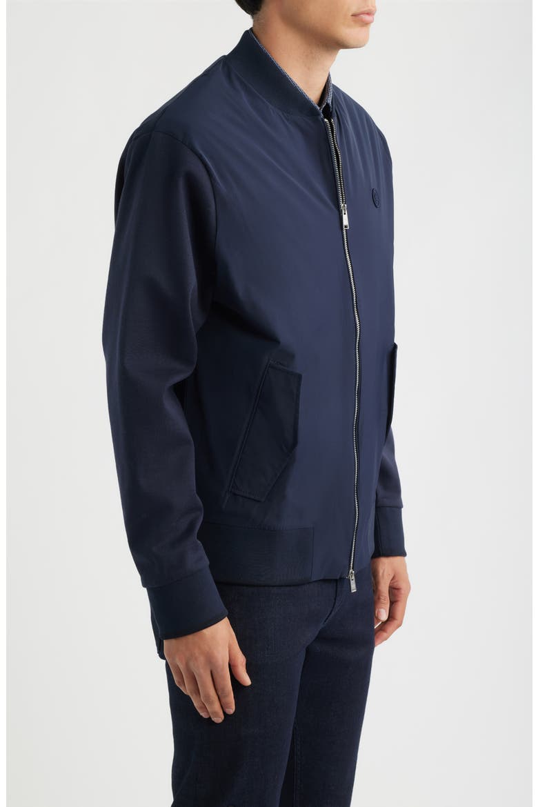 Skiles Cotton Jacket, Alternate, color, DARK BLUE