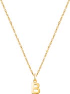 Tiny Blessings 14K Gold Modern Initial 12-14" Necklace