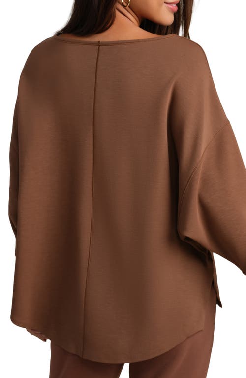 Rhone Dreamglow Pullover Sweatshirt In Brown
